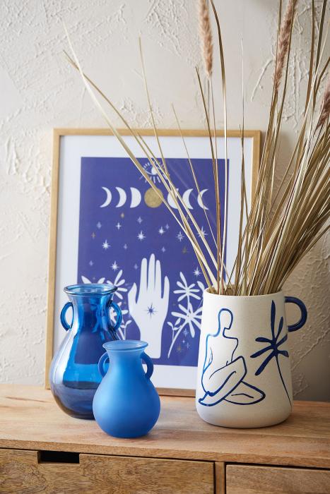 Vases bleus et blancs