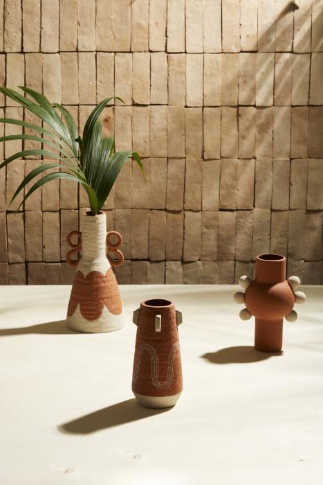 Vases en terre cuite